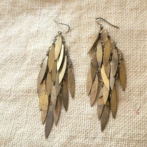 Urban Outfitter Brass dangle earrings